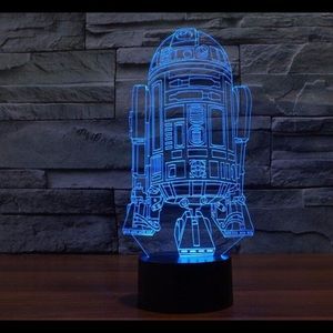 STAR WARS R2D2 NIGHT LIGHT TABLE LAMP